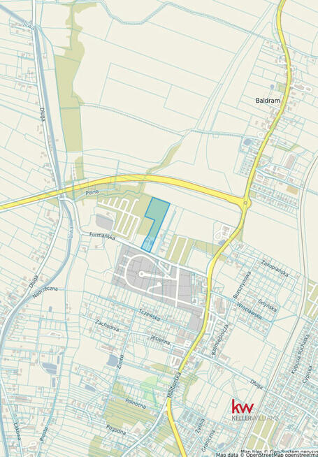 Działka inwestycyjna Kwidzyn, Furmańska