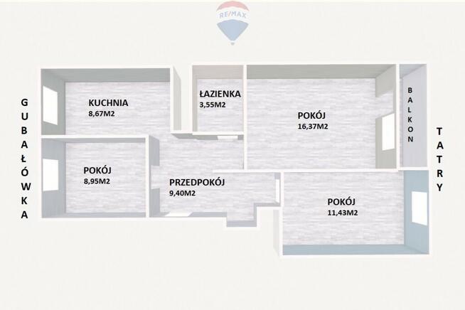MIESZKANIE Z WIDOKIEM NA GIEWONT -50 M OD KRUPÓWEK