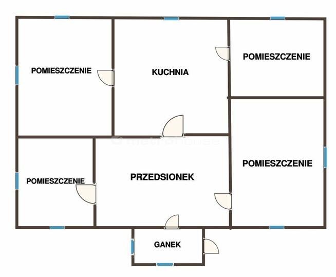 Dom z bala koło Rymanowa