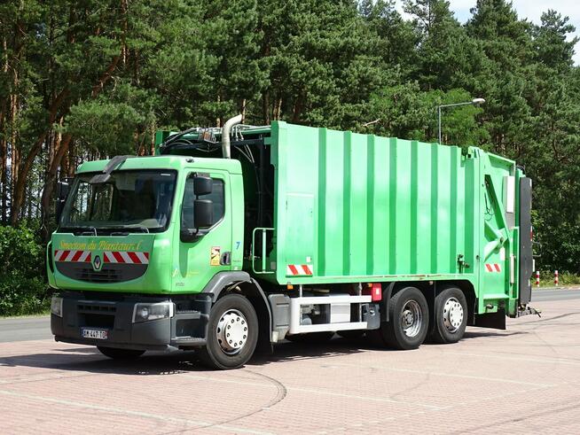 Renault PREMIUM 310 DXI Śmieciarka Dwu Komorowa Sprowadzony Książka Serwisowa , 3 Osie, Oś Skrętna ,