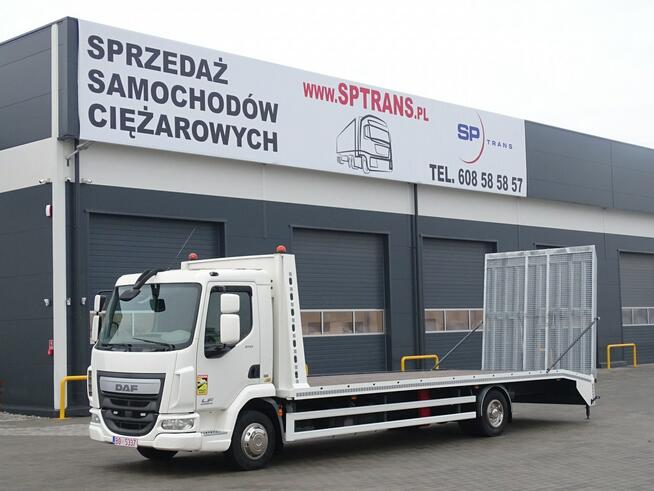DAF LF 210 LAWETA Pomoc Drogowa Specjalny Zarejestrowany Sprowadzony , Najazd Hydrauliczny , Klimaty