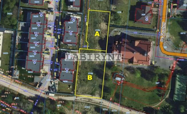 Parkitka, budowlana, 645m2, wymiary 19x34, media