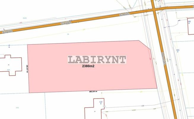 Lisiniec 2400m2, narożna, Warunki Zabudowy na halę