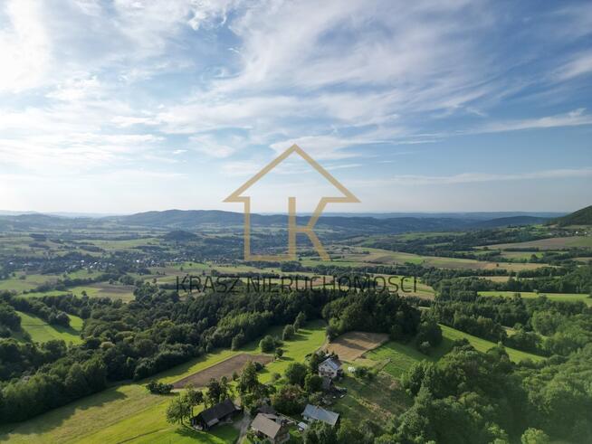 Zielona oaza działka z lasem i pięknym widokiem