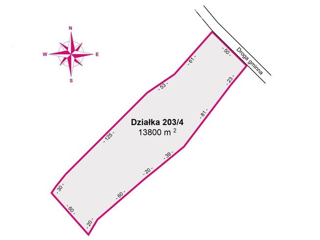 1,38 ha pod siedlisko, pasiekę lub fotowoltaikę