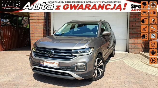 Volkswagen T-Cross 1.5 TSI 150 KM, STYLE, ACT Style DSG,virtual cockpit , Salon PL I wł .