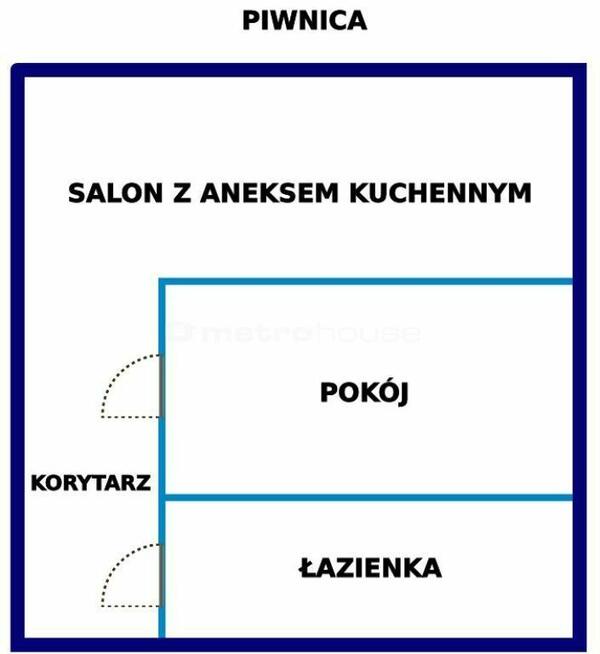 Dom Sławno w zabudowie szeregowej (skrajny) 200m