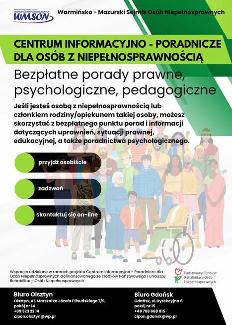 Centrum Informacyjno Poradnicze dla Osób z Niepełnosprawnośc