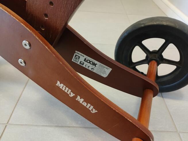 Rowerek biegowy drewniany Milly Mally 2w1