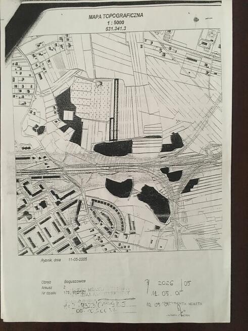 Działka rolna 6323 m² Rybnik Boguszowice Przy cmentarzu, inw