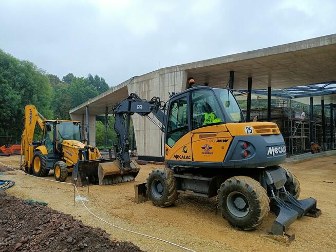 Usługi koparko ładowarka, koparka mecalac, minikoparka