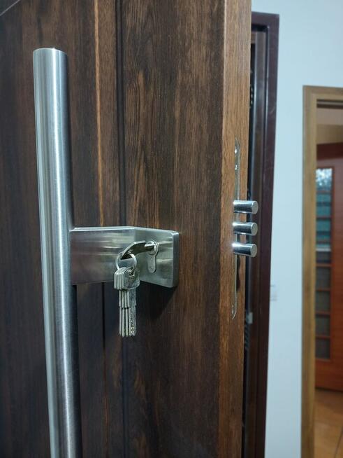 Drzwi Zewnętrzne 90 Lewe Kolor Orzech ciemny