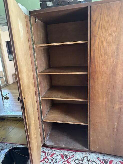 Szafa dębowa z lat sześćdziesiątych