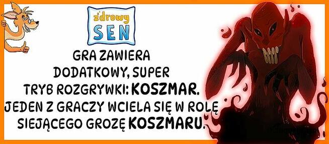 ZDROWY SEN duża GRA planszowa dla dzieci A1 A0 o higienie sn