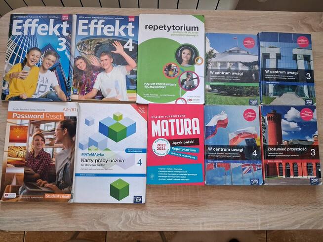 Sprzedam podręczniki liceum/technikum