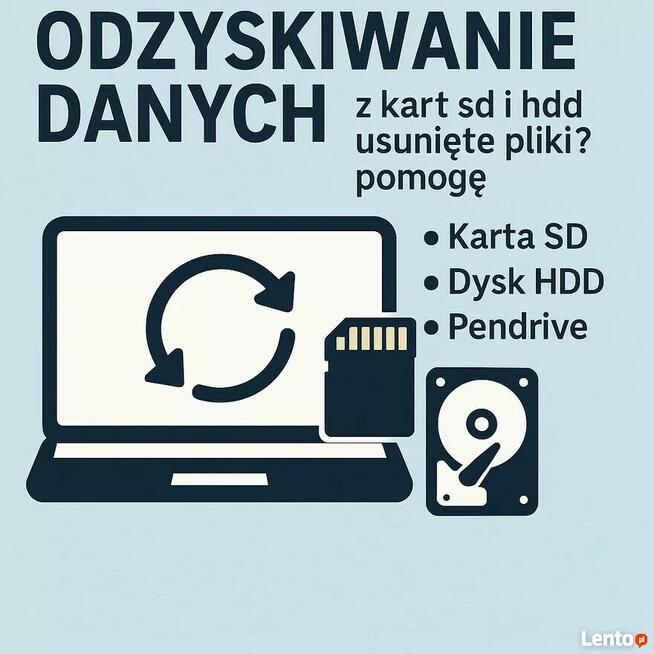 Odzyskiwanie danych SD, HDD, pendrive