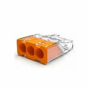Szybkozłączka – 3‑torowa, drut 0,2–2,5 mm² – opak. 100 szt.