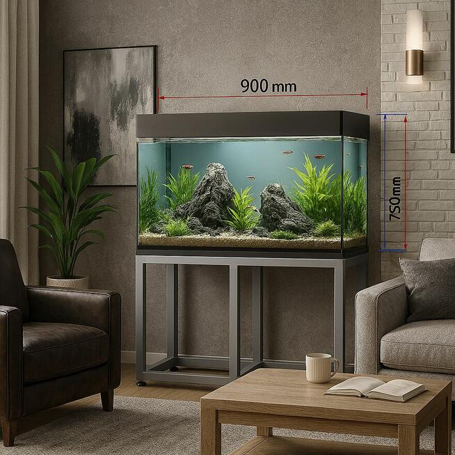 Stelaż stalowy pod akwarium mocny na wymiar