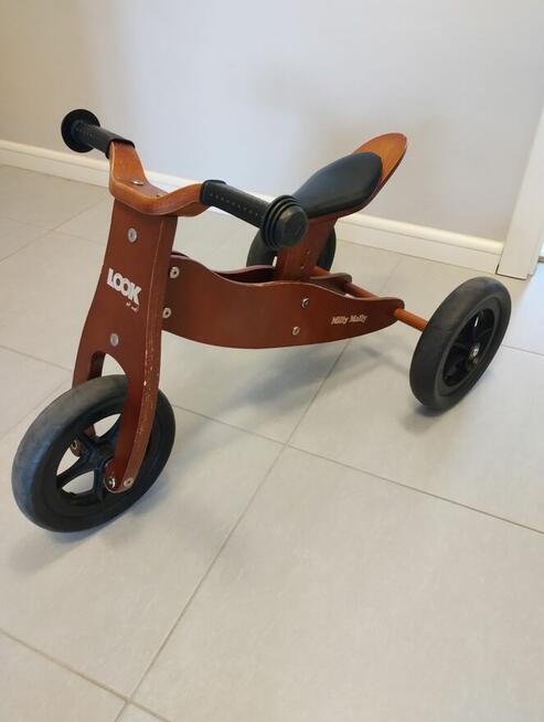 Rowerek biegowy drewniany Milly Mally 2w1