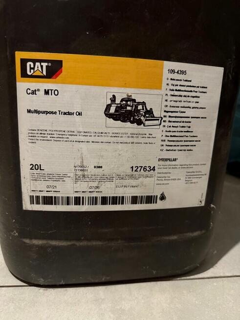 109-4395 UNIWERSALNY OLEJ DO CIĄGNIKÓW MTO (20 L)