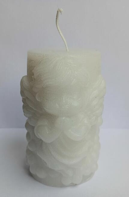 Znicz świeczka zapachowa figurka z wosku anioł