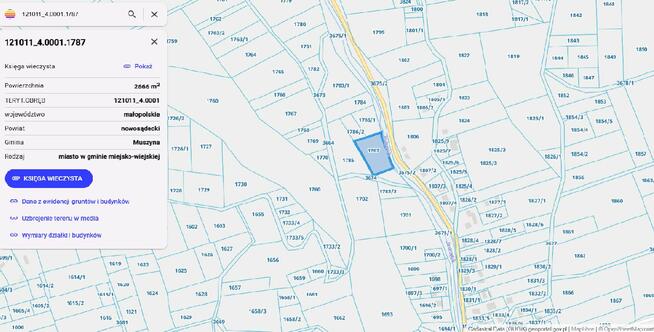 działka rolna 2666 w Muszynie