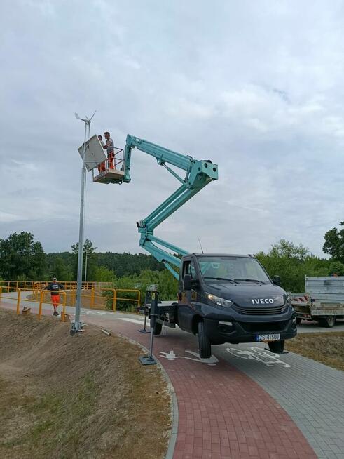 Usługi zwyżka, podnosnik koszowy, zwyzka 21 m, tanio