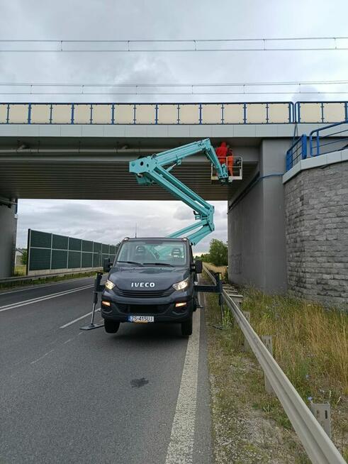 Usługi zwyżka, podnosnik koszowy, zwyzka 21 m, tanio