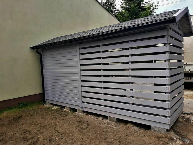 Drewniany domek na narzędzia Jan. Domek narzędziowy z drewut