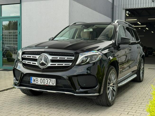 Mercedes GLS Klasa 500 V8, 455 KM. Salon PL. 1 wł. Masaże, Monitory. FV 23%.
