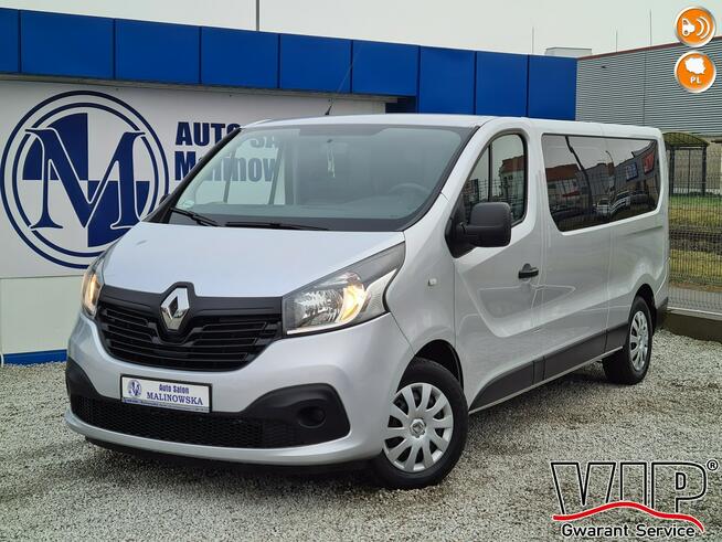 Renault Trafic LONG Salon PL I-Wł. 9-Osobowy Klima+Nawiewy PDC Tempomat Idealny Stan
