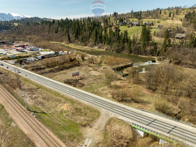 Działka pod stragan przy Zakopiance B. Dunajec