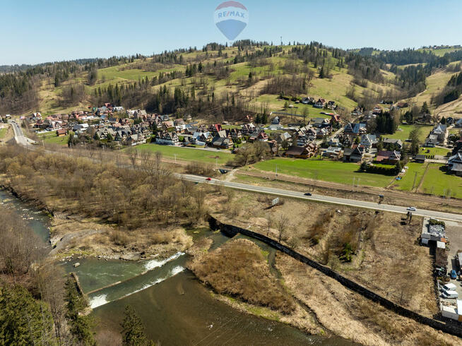 Działka pod stragan przy Zakopiance B. Dunajec