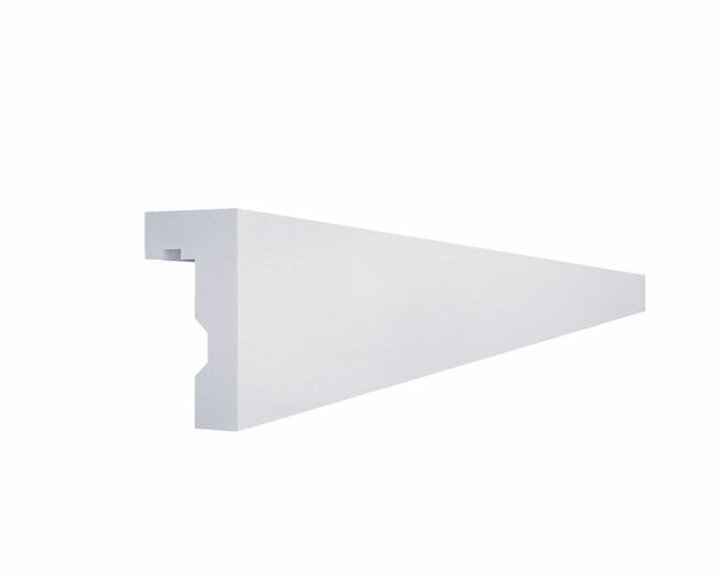 Gzyms karniszowy, sztukateria dekoracyjna, osłona szyny