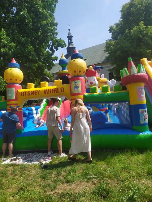 Zjeżdżalnia dmuchana, zamek, wata cukrowa , popcorn