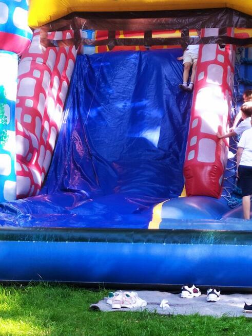 Zjeżdżalnia dmuchana, zamek, wata cukrowa , popcorn