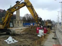 Montaż i sprzedaż grodzic stalowych Ścianki szczelne, wypras