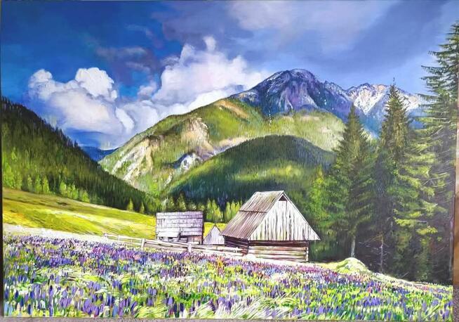 Tatry olej na płótnie