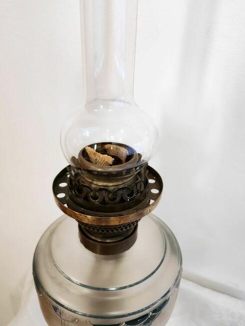 Lampa naftowa marmur mosiądz