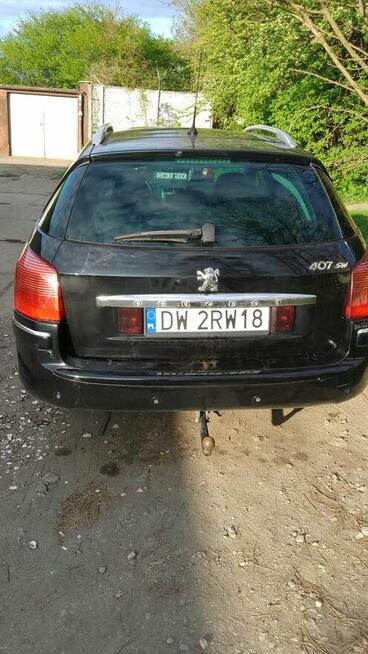Czarny ksiaże Peugeot 407 hdi r.2008