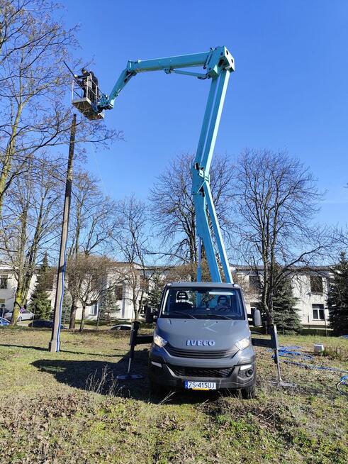 Usługi zwyżka, podnosnik koszowy, zwyzka 21 m, tanio