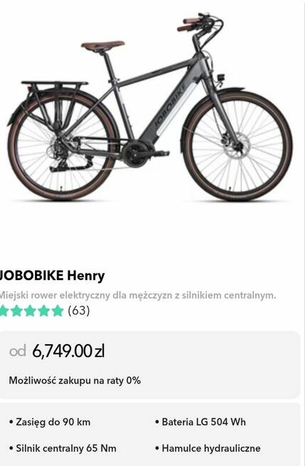 Sprzedaż rowerów elektrycznych w Hryniewiczach