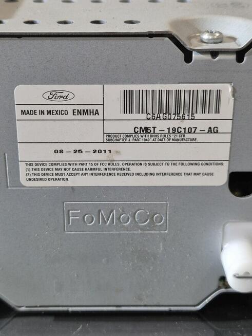 Radio wyświetlacz maskownica orginalna Ford