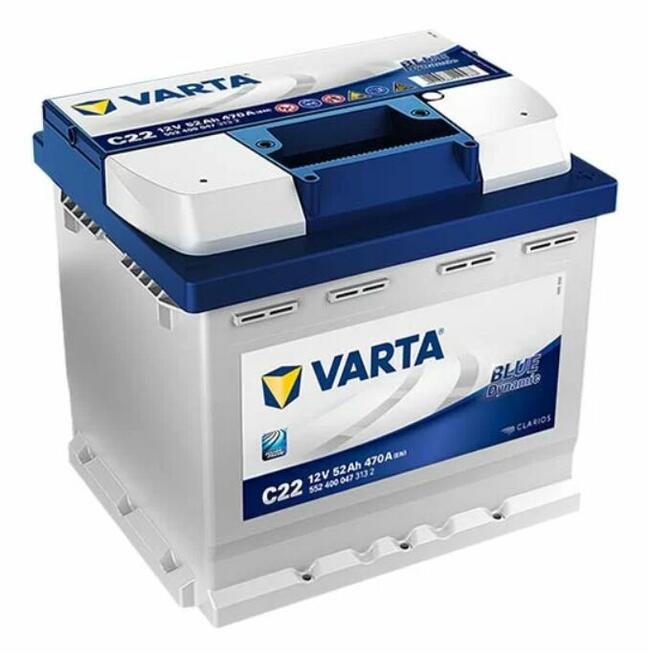 Akumulator 52Ah 470A VARTA Blue C22