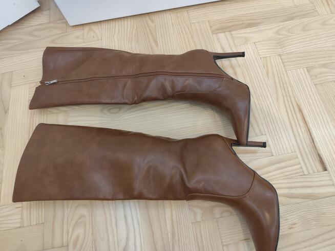 Kozaki rozmiar 38 kolor camel