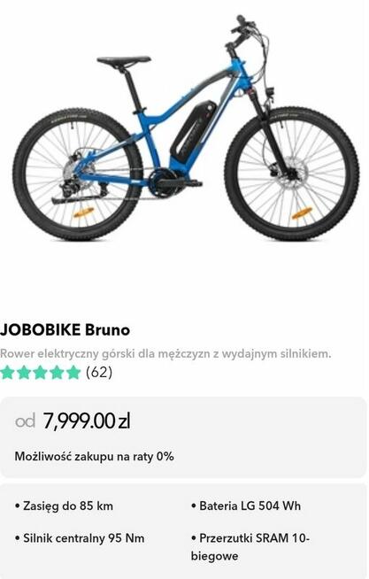 Sprzedaż rowerów elektrycznych w Hryniewiczach
