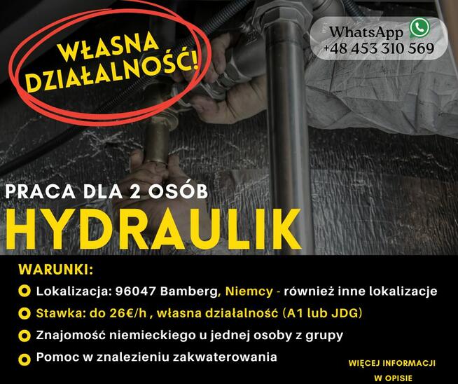 Monter instalacji HLS /NIEMCY/26€/h