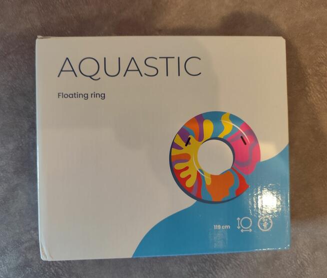 Nowe koło dmuchane do pływania 119 cm