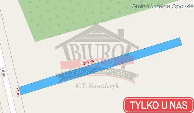 STRZELCE OP/Działka produkcyjno-usługowa 23,70 a