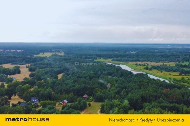 Działka otoczona lasem 1100m w Rogóźnie nad Narwią